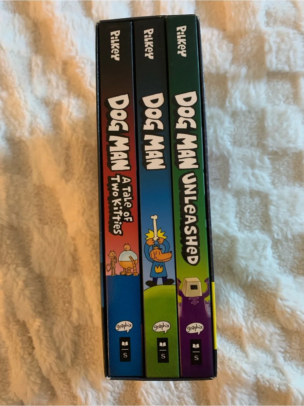 Dog Man The Epic Collection, Dav Pilkey 3 Book Set, Captain Underpants Creator